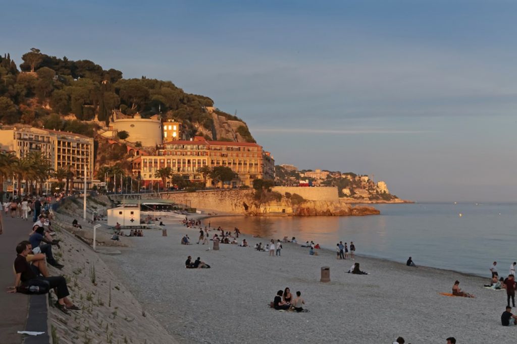 Opera Plage Beach, Nice, France