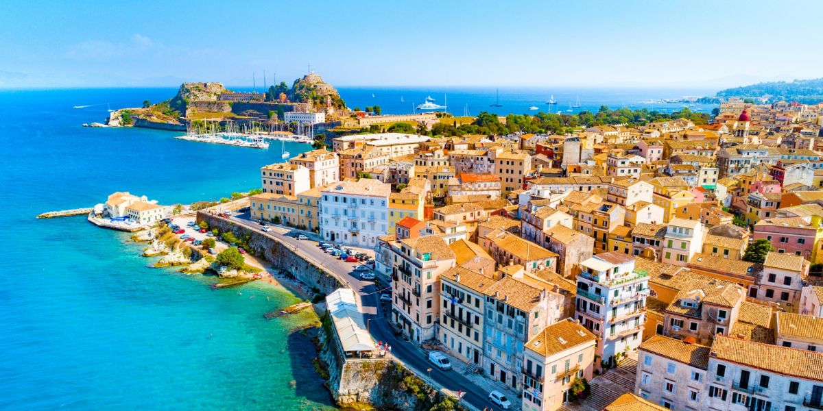 Explore the town of Corfu