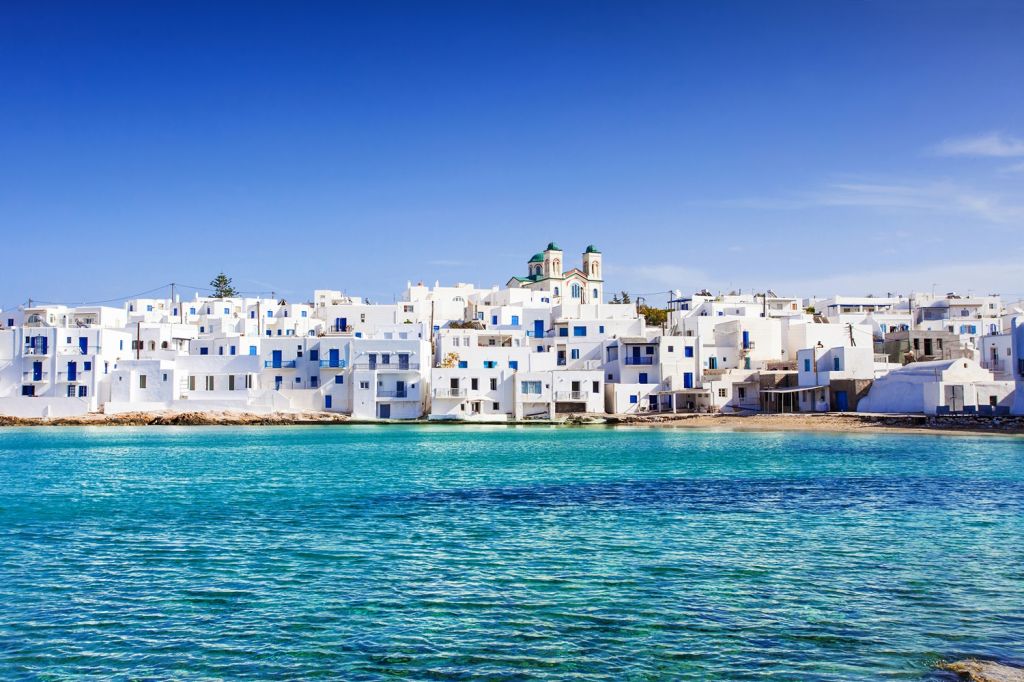 Reaching the Island of Paros