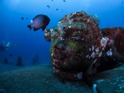 Amazing underwater sculptures in Bali