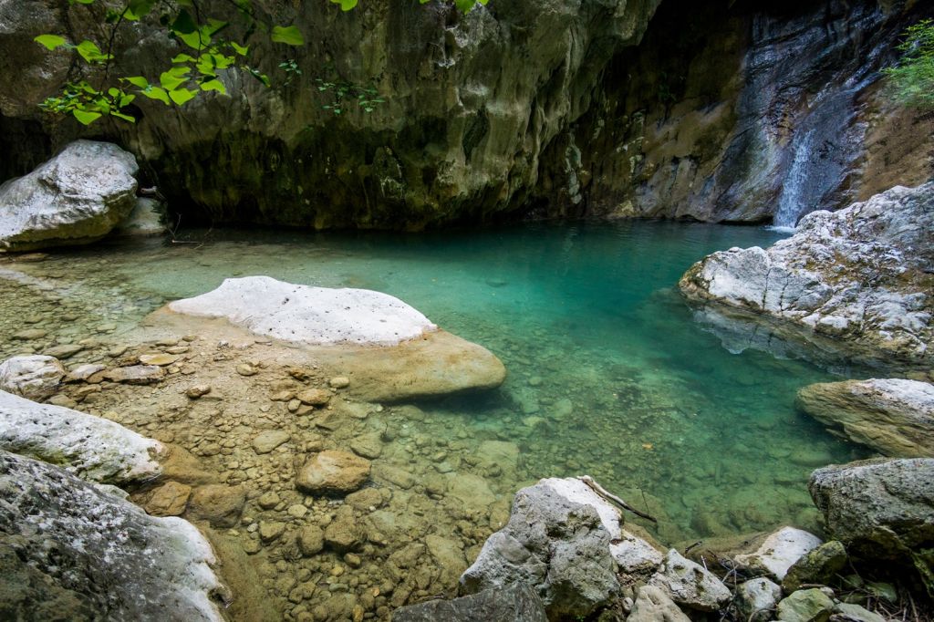 Dimosari Waterfalls Lefkada