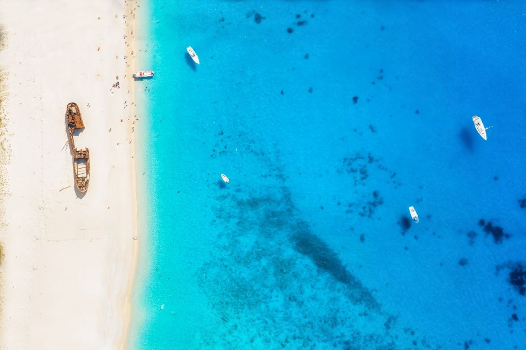 Visiting the beach - Zante