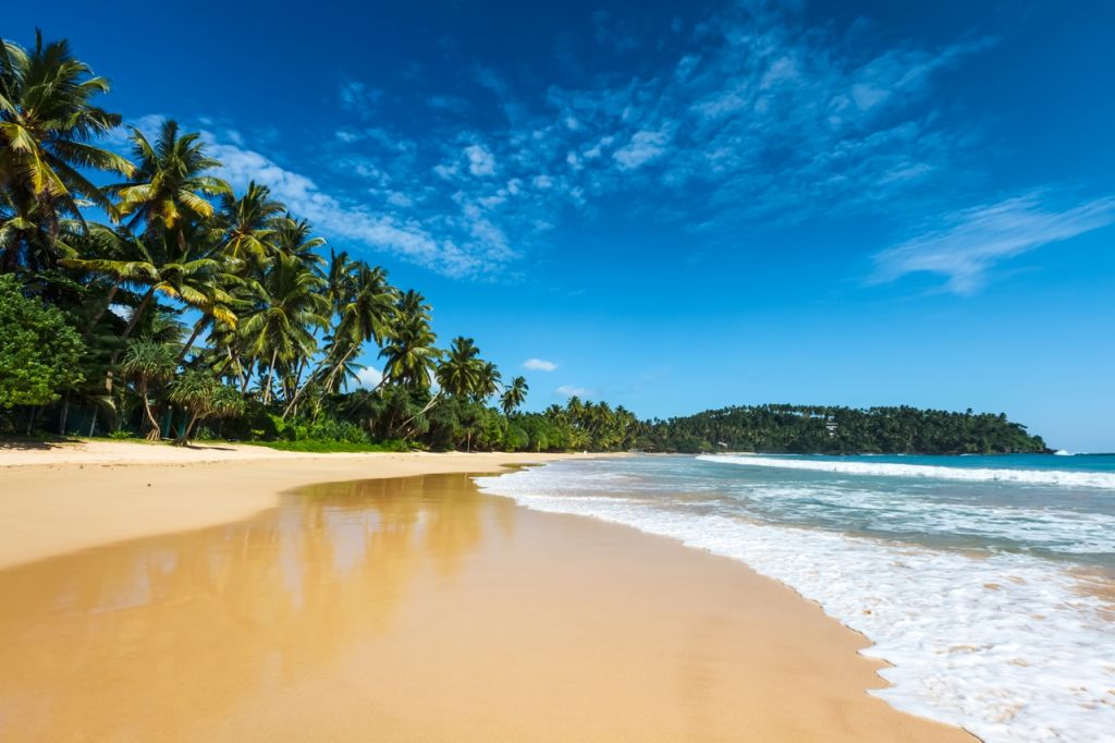 the beaches of Sri Lanka