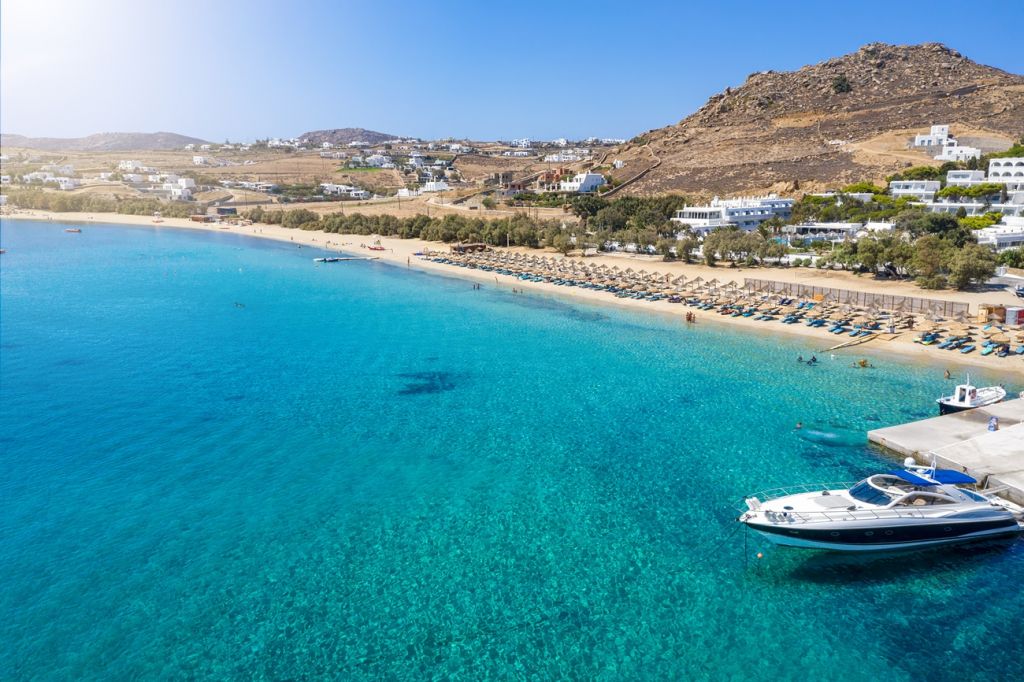 Kalafatis beach Mykonos