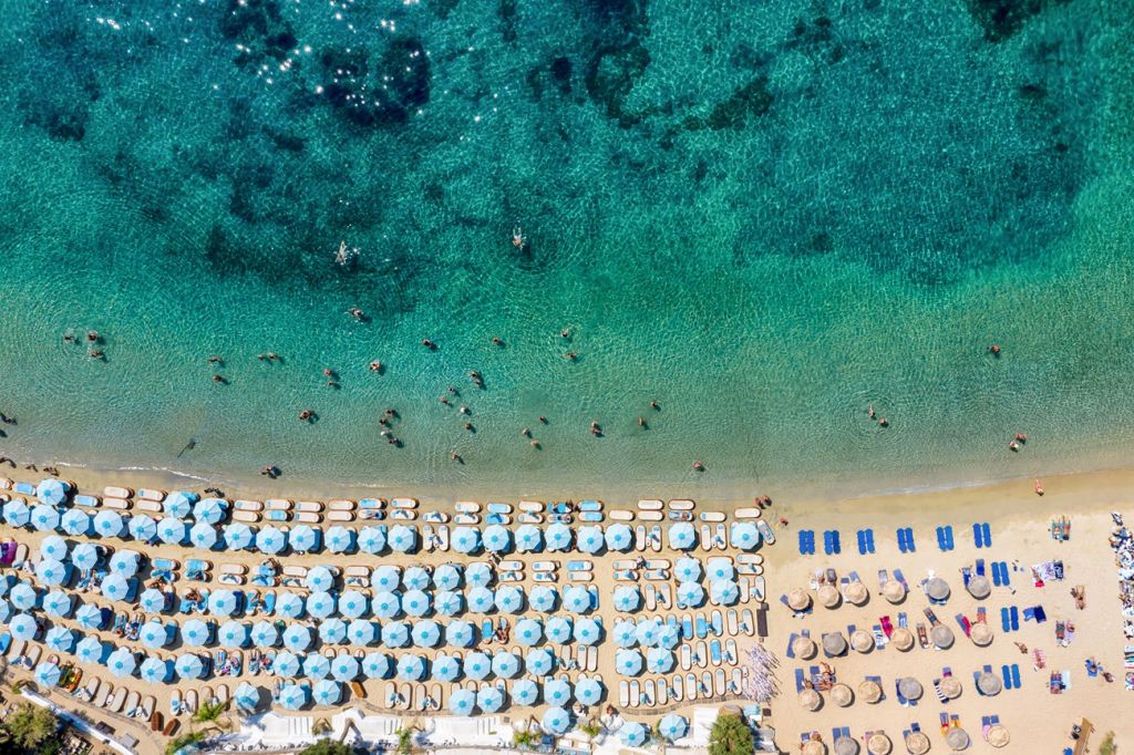 Psarou beach Mykonos