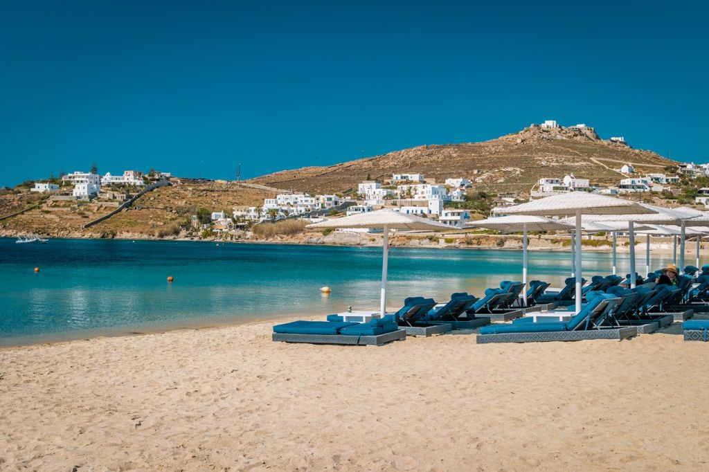 Ornos beach Mykonos