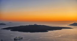 explore Santorini's volcano