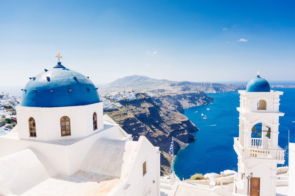 Santorini churches