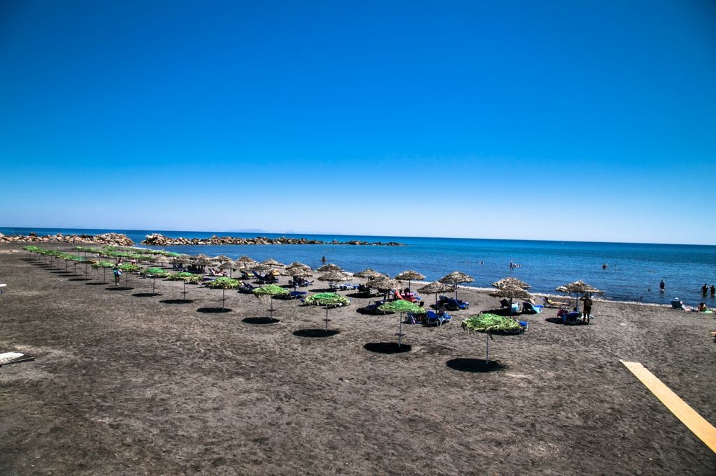 Monolithos beach Santorini