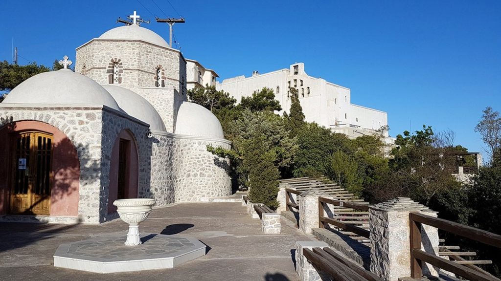 Prophet Elias Monastery Santorini