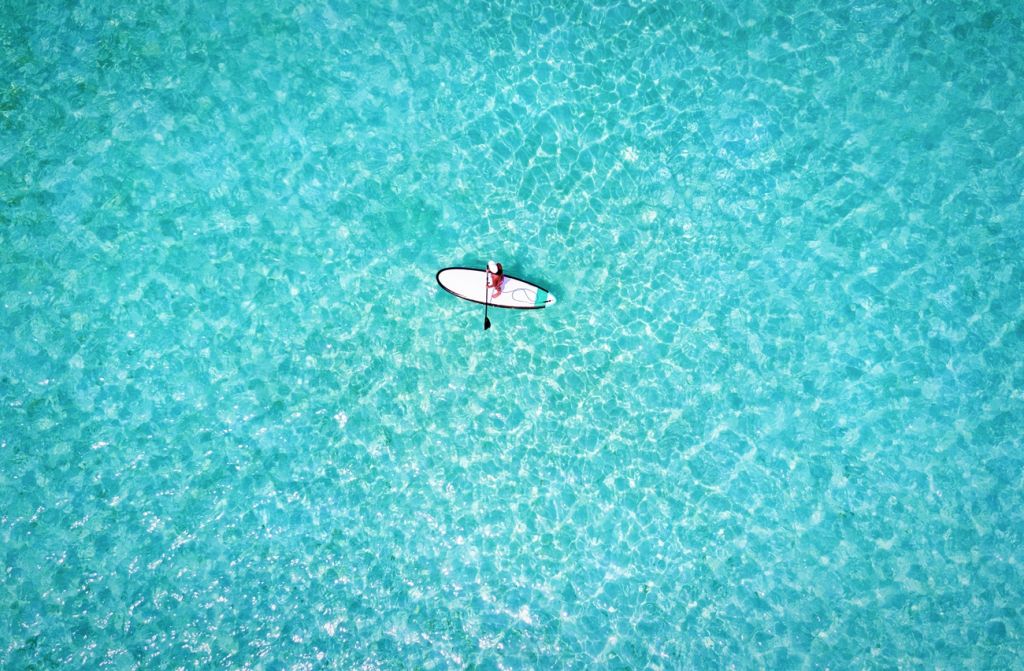 paddle boarding Maldives